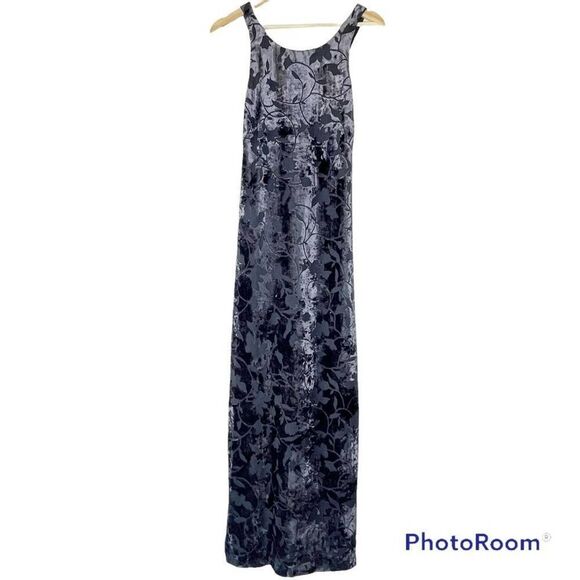 Laundry by Shelli Segal burnt velvet cross back Cocktail Dress sz. 12 #SS - Picture 1 of 12